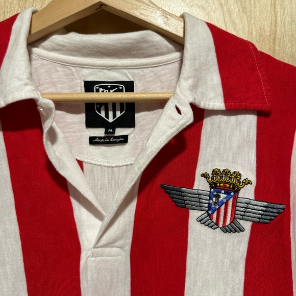 Copa Football Atletico Madrid Retro Long Sleeve Jersey 1939-1940 - Picture 3 of 4